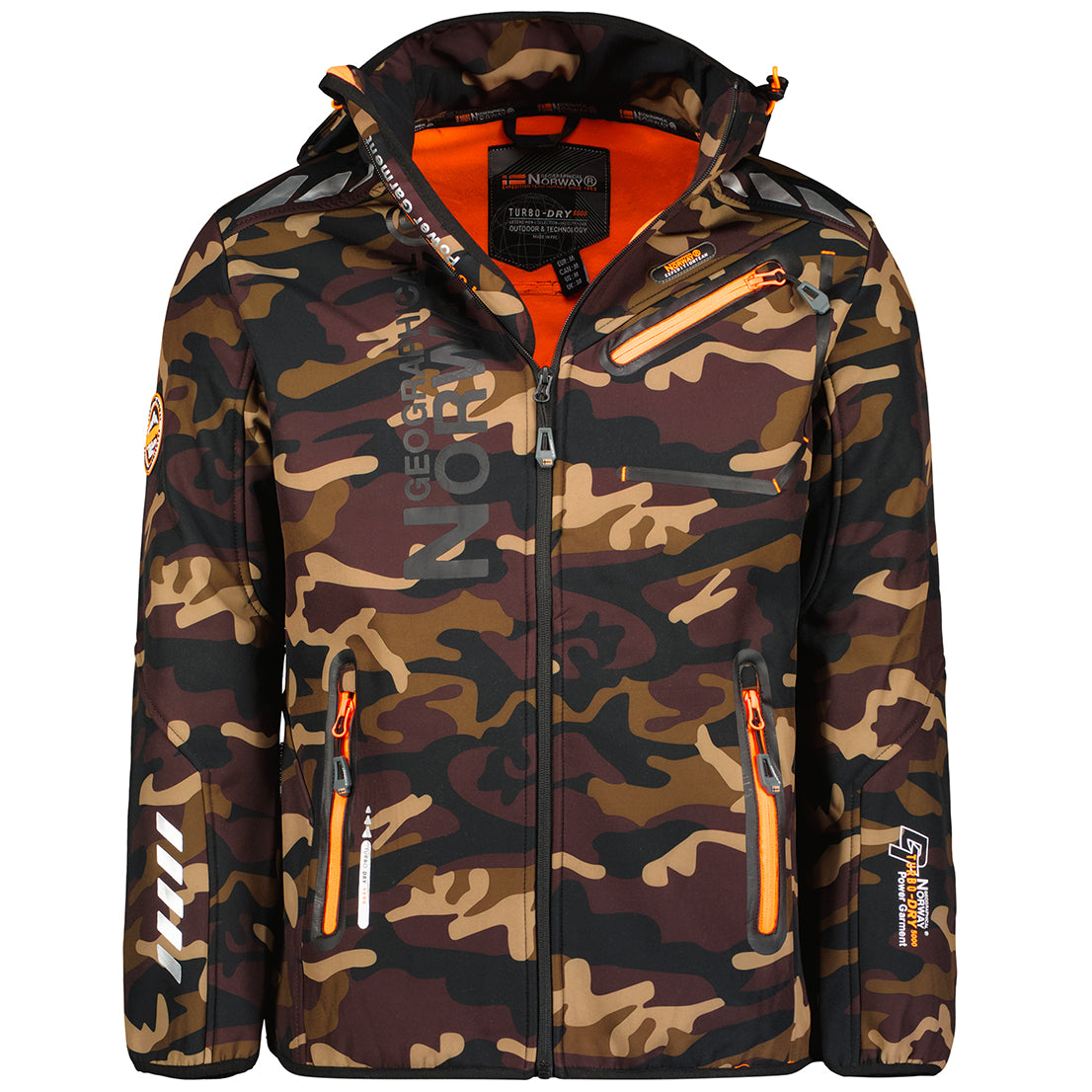 Geo Norway ROYAUTE CAMO para hombre - Softshell-thumbmail-3