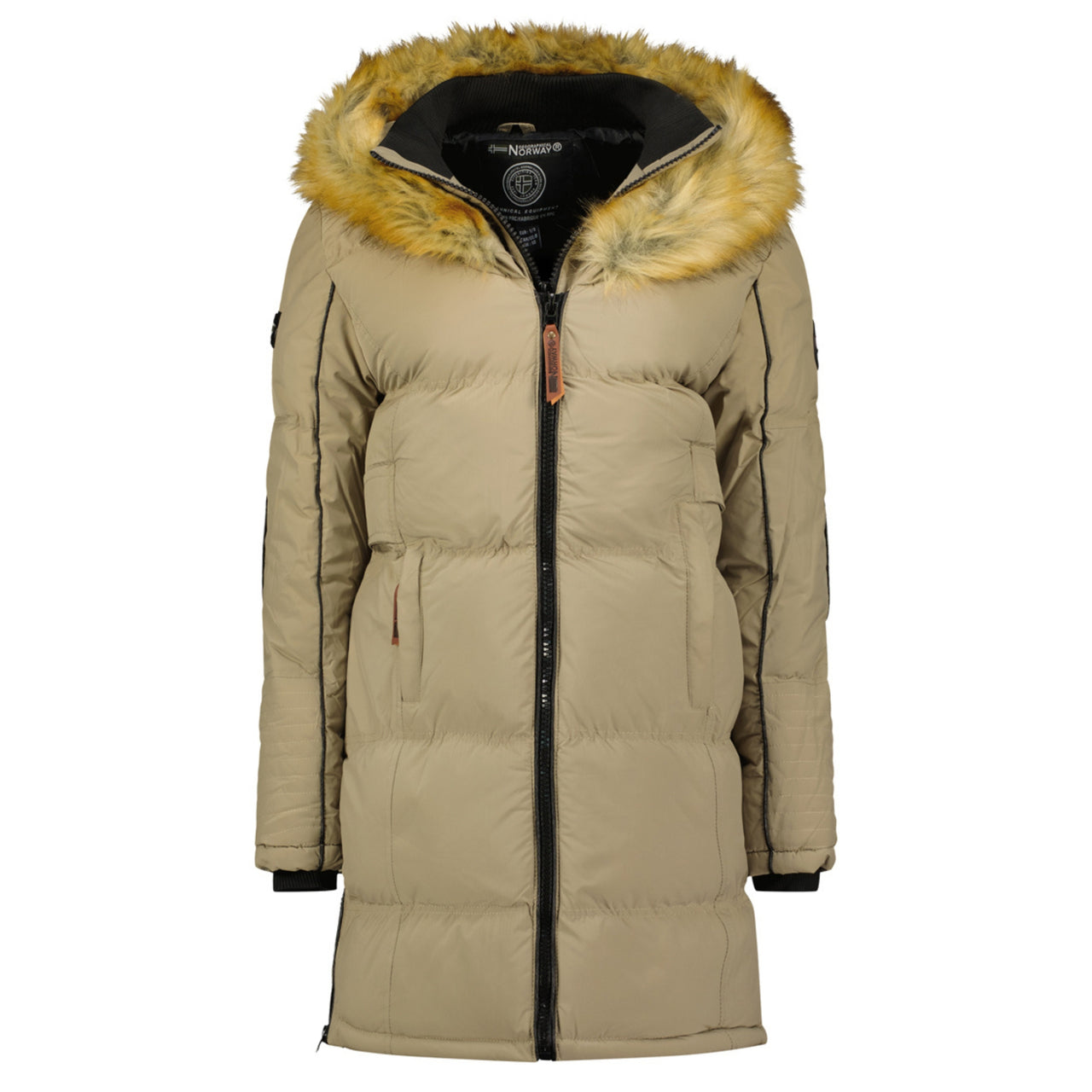 Geographical Norway BEAUTIFUL Mujer/Women - Chaqueta/Abrigo Mujer, Parka -  Chaqueta polar chic para invierno, chaqueta larga para mujer
