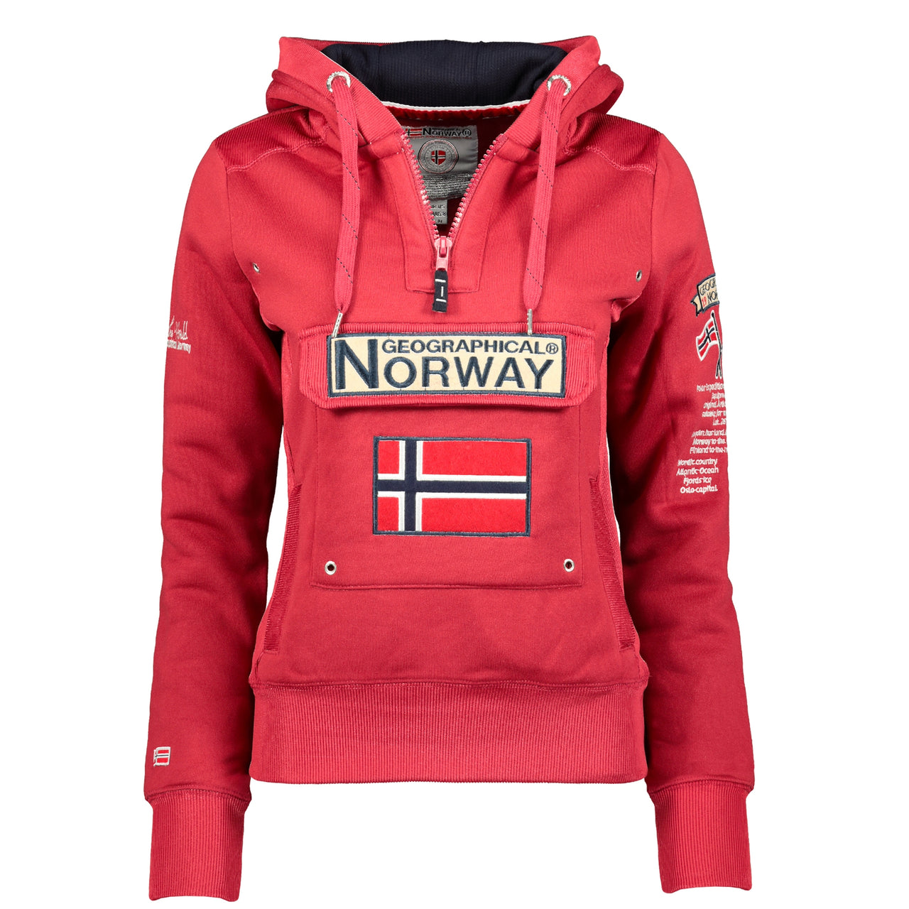 Geographical Norway Sweat Woman Fabeaute - Sudadera con capucha e