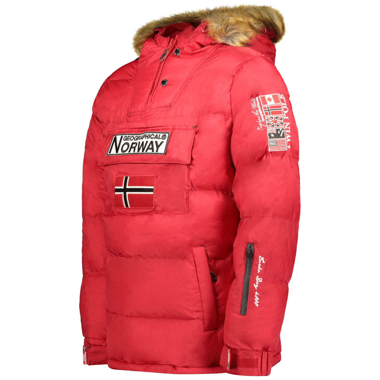 Geographical Norway - Chaqueta acolchada de invierno para hombre, con  capucha (Marino, S): .es: Moda