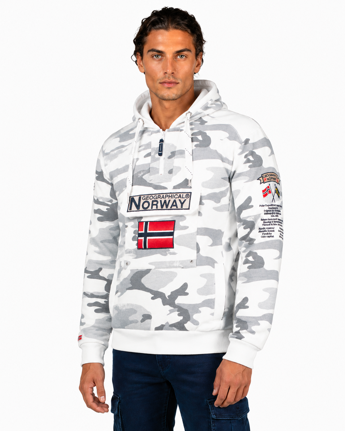 Geographical Norway GYMCLASS CAMO Homme - Sweatshirt-thumbmail-1