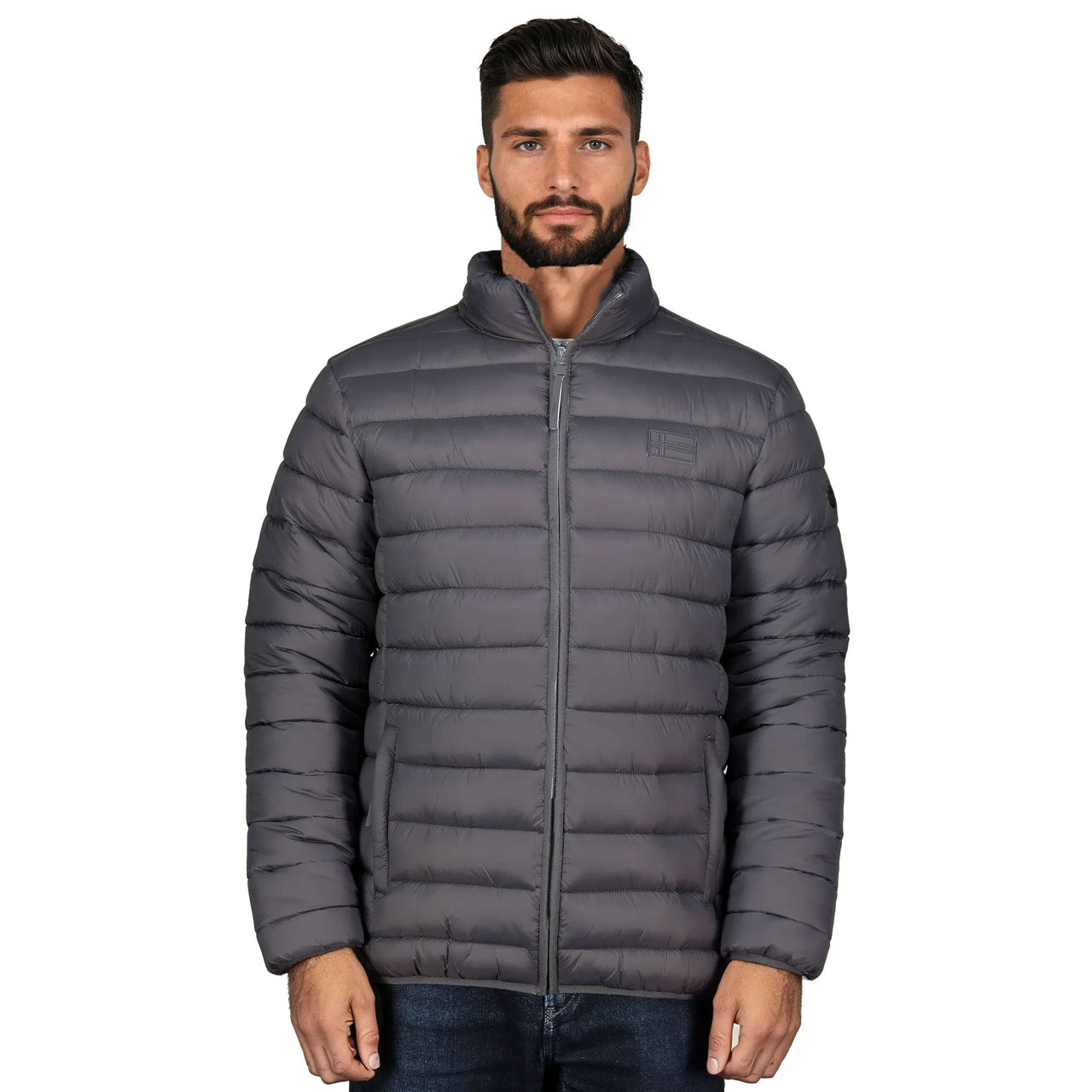  Geographical Norway AMICHOKO BASIC Homme - Blouson Gris Clair