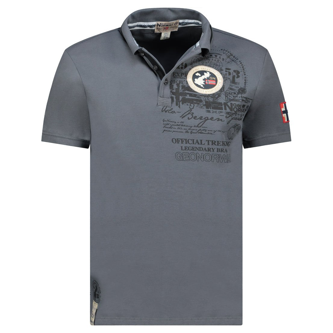 Geographical Norway KARUEN Homme - Polo Manches Courtes 100% Coton - Geographical Norway KARUEN_MEN_MARINE_S_SDB-KARUEN_MEN_MARINE_M_SDB-KARUEN_MEN_MARINE_L_SDB-KARUEN_MEN_MARINE_XL_SDB-KARUEN_MEN_MARINE_XXL_SDB-KARUEN_MEN_MARINE_3XL_SDB-KARUEN_MEN_GRIS_FONCE_S_SDB-KARUEN_MEN_GRIS_FONCE_M_SDB-KARUEN_MEN_GRIS_FONCE_L_SDB-KARUEN_MEN_GRIS_FONCE_XL_SDB