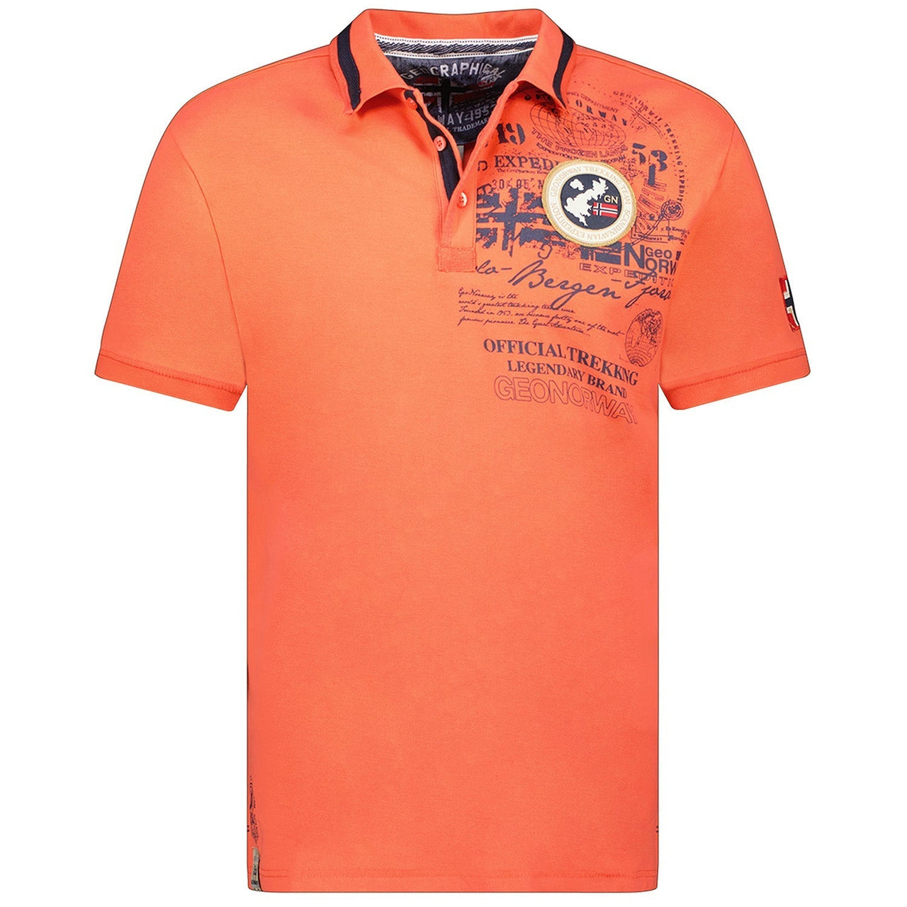 Geographical Norway KARUEN Homme - Polo Manches Courtes 100% Coton - Geographical Norway KARUEN_MEN_MARINE_S_SDB-KARUEN_MEN_MARINE_M_SDB-KARUEN_MEN_MARINE_L_SDB-KARUEN_MEN_MARINE_XL_SDB-KARUEN_MEN_MARINE_XXL_SDB-KARUEN_MEN_MARINE_3XL_SDB-KARUEN_MEN_GRIS_FONCE_S_SDB-KARUEN_MEN_GRIS_FONCE_M_SDB-KARUEN_MEN_GRIS_FONCE_L_SDB-KARUEN_MEN_GRIS_FONCE_XL_SDB