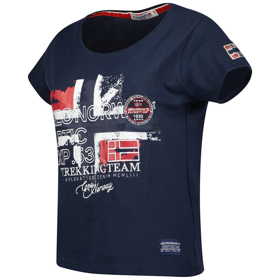 Geographical Norway Jarry Femme - T-shirt manches courtes - Geographical Norway JARRY_LADY_MARINE_S_SDB-JARRY_LADY_BLANC_S_SDB-JARRY_LADY_MARINE_M_SDB-JARRY_LADY_BLANC_M_SDB-JARRY_LADY_MARINE_L_SDB-JARRY_LADY_BLANC_L_SDB-JARRY_LADY_BLANC_XL_SDB-JARRY_LADY_MARINE_XL_SDB-JARRY_LADY_MARINE_XXL_SDB-JARRY_LADY_NOIR_S_SDB