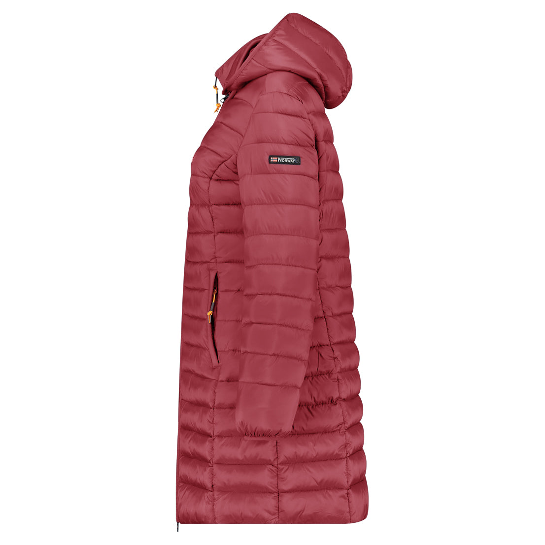  Geographical Norway ATIKOLOR LONG HOOD Femme - Blouson Bordeaux