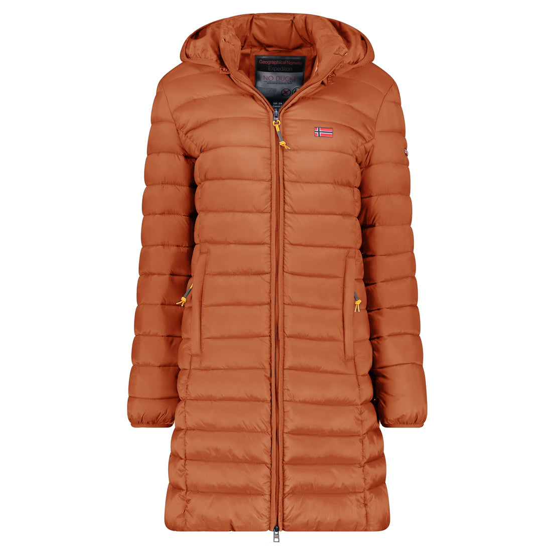 Geographical Norway ATIKOLOR LONG HOOD Femme - Blouson Bordeaux