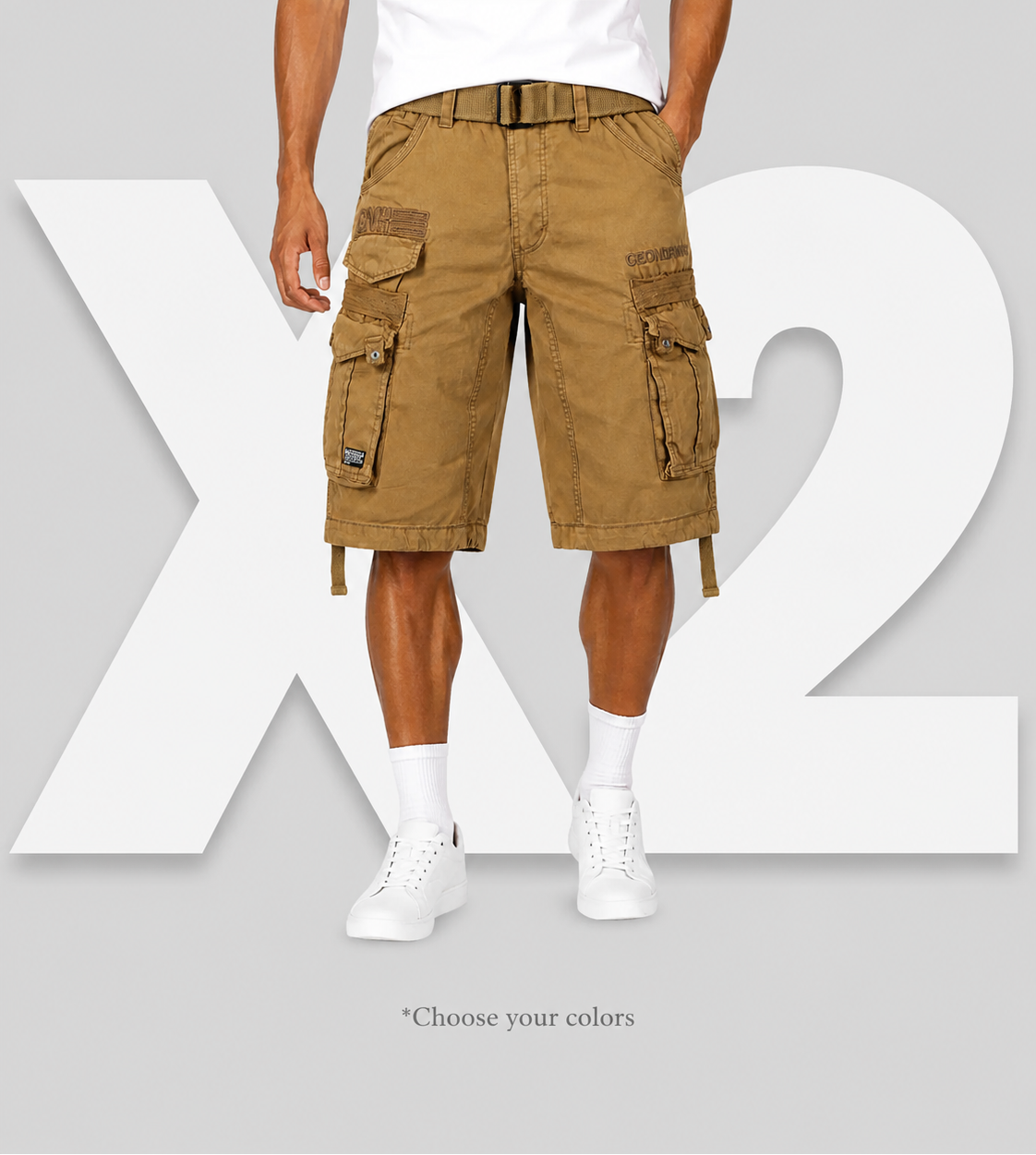 PANORAMIQUE Shorts-Set (2er-Pack) für Herren