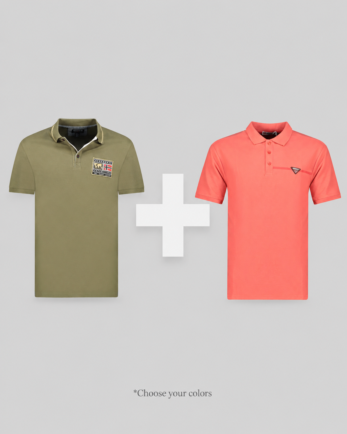 Poloshirt-Set für Herren: KARITE und KELIF