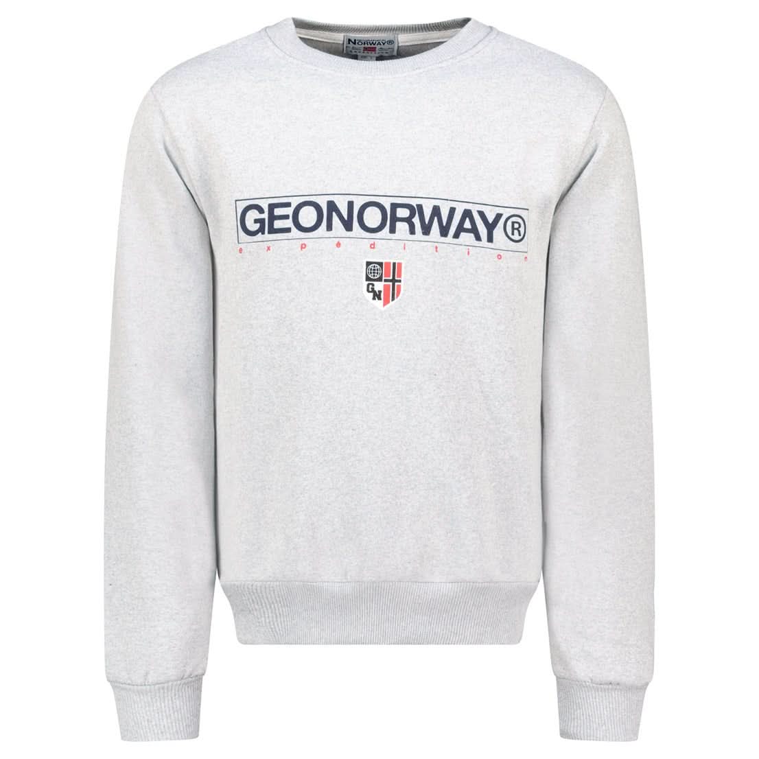 Geographical Norway Gotrun - Sweat Homme Passe-Tête avec Impressions sur le Devant - Geographical Norway GOTRUN_MEN_BLEU_S_SDB-GOTRUN_MEN_BLEU_M_SDB-GOTRUN_MEN_BLEU_L_SDB-GOTRUN_MEN_BLEU_XL_SDB-GOTRUN_MEN_BLEU_XXL_SDB-GOTRUN_MEN_BLEU_3XL_SDB-GOTRUN_MEN_MARINE_S_SDB-GOTRUN_MEN_MARINE_M_SDB-GOTRUN_MEN_MARINE_L_SDB-GOTRUN_MEN_MARINE_XL_SDB