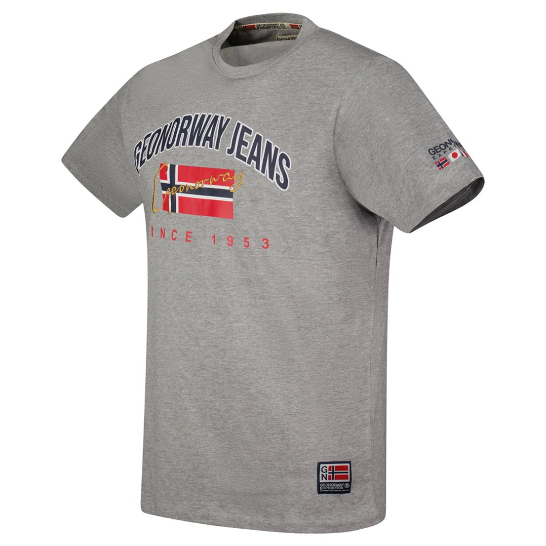 Geographical Norway Jhagen - T-shirt Homme Manches Courtes - Geographical Norway JHAGEN_MEN_GRIS_CLAIR_M_SDB-JHAGEN_MEN_MARINE_M_SDB-JHAGEN_MEN_BLANC_M_SDB-JHAGEN_MEN_GRIS_CLAIR_L_SDB-JHAGEN_MEN_MARINE_L_SDB-JHAGEN_MEN_BLANC_L_SDB-JHAGEN_MEN_GRIS_CLAIR_XL_SDB-JHAGEN_MEN_MARINE_XL_SDB-JHAGEN_MEN_BLANC_XL_SDB-JHAGEN_MEN_GRIS_CLAIR_XXL_SDB