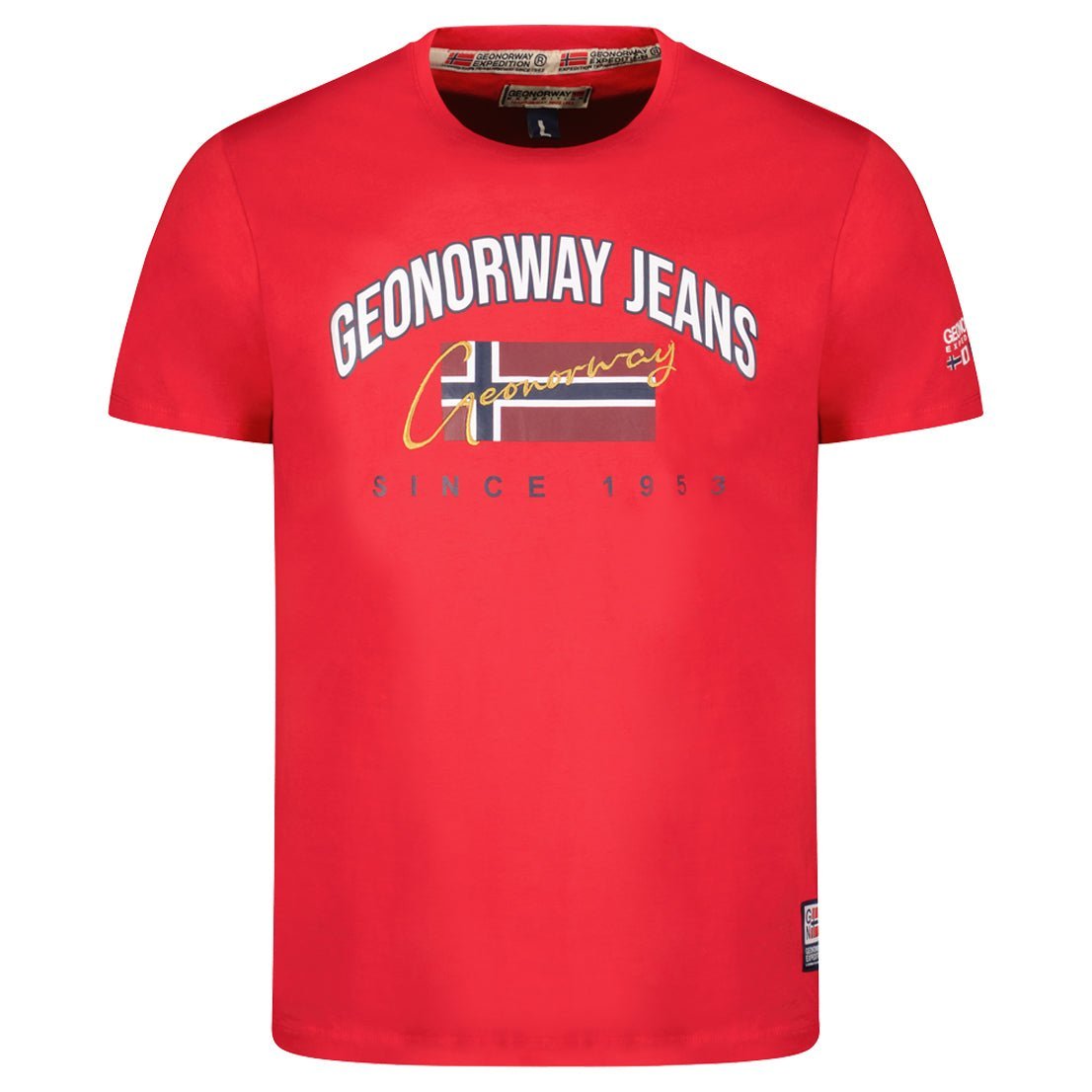 Geographical Norway Jhagen - T-shirt Homme Manches Courtes - Geographical Norway JHAGEN_MEN_GRIS_CLAIR_M_SDB-JHAGEN_MEN_MARINE_M_SDB-JHAGEN_MEN_BLANC_M_SDB-JHAGEN_MEN_GRIS_CLAIR_L_SDB-JHAGEN_MEN_MARINE_L_SDB-JHAGEN_MEN_BLANC_L_SDB-JHAGEN_MEN_GRIS_CLAIR_XL_SDB-JHAGEN_MEN_MARINE_XL_SDB-JHAGEN_MEN_BLANC_XL_SDB-JHAGEN_MEN_GRIS_CLAIR_XXL_SDB