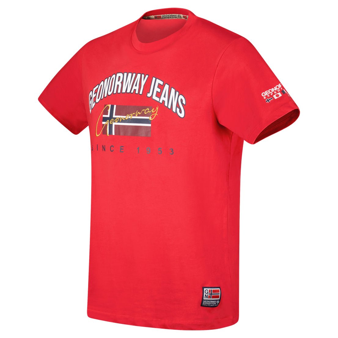 Geographical Norway Jhagen - T-shirt Homme Manches Courtes - Geographical Norway JHAGEN_MEN_GRIS_CLAIR_M_SDB-JHAGEN_MEN_MARINE_M_SDB-JHAGEN_MEN_BLANC_M_SDB-JHAGEN_MEN_GRIS_CLAIR_L_SDB-JHAGEN_MEN_MARINE_L_SDB-JHAGEN_MEN_BLANC_L_SDB-JHAGEN_MEN_GRIS_CLAIR_XL_SDB-JHAGEN_MEN_MARINE_XL_SDB-JHAGEN_MEN_BLANC_XL_SDB-JHAGEN_MEN_GRIS_CLAIR_XXL_SDB