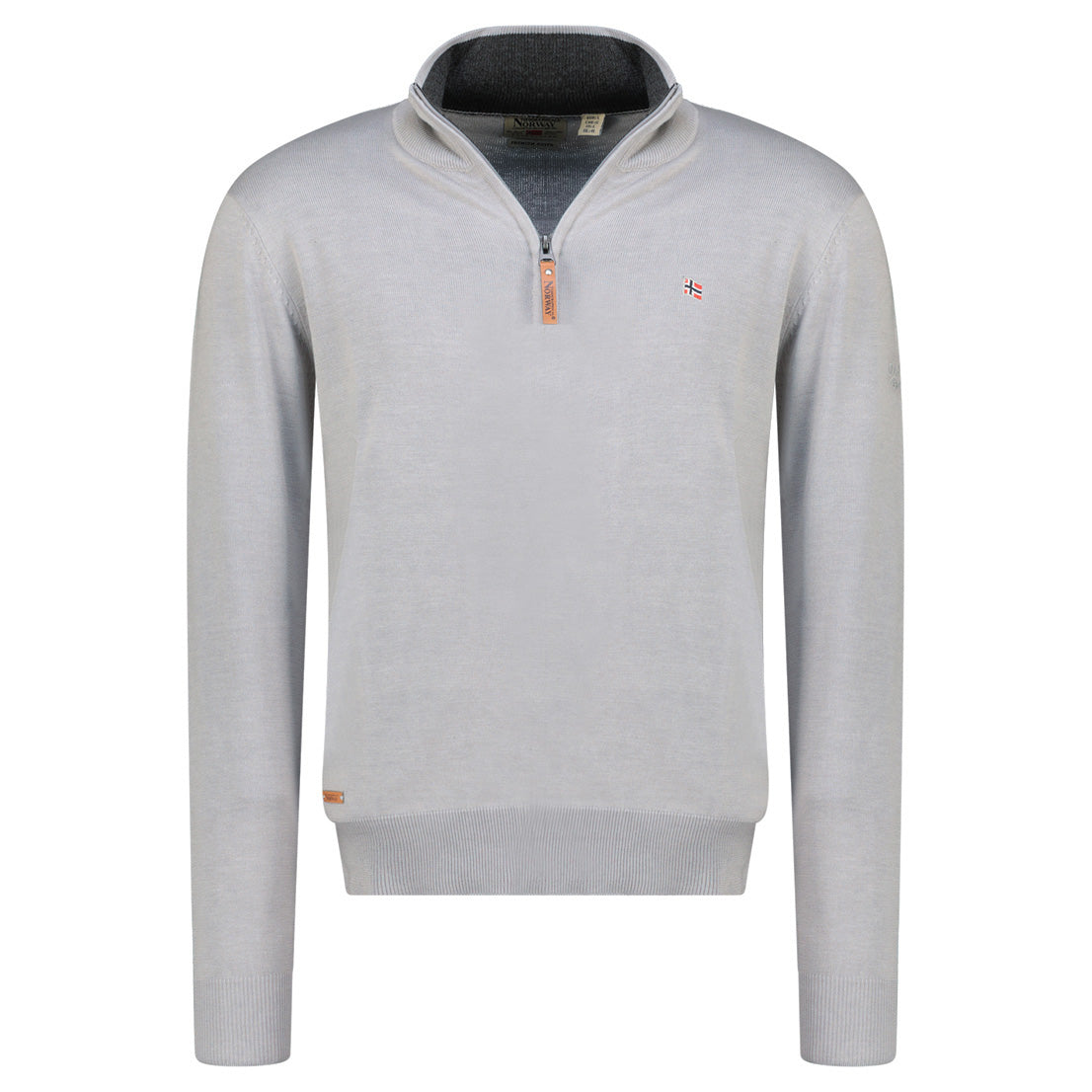  Geographical Norway FREGATE HZ Homme - Pull Gris Clair