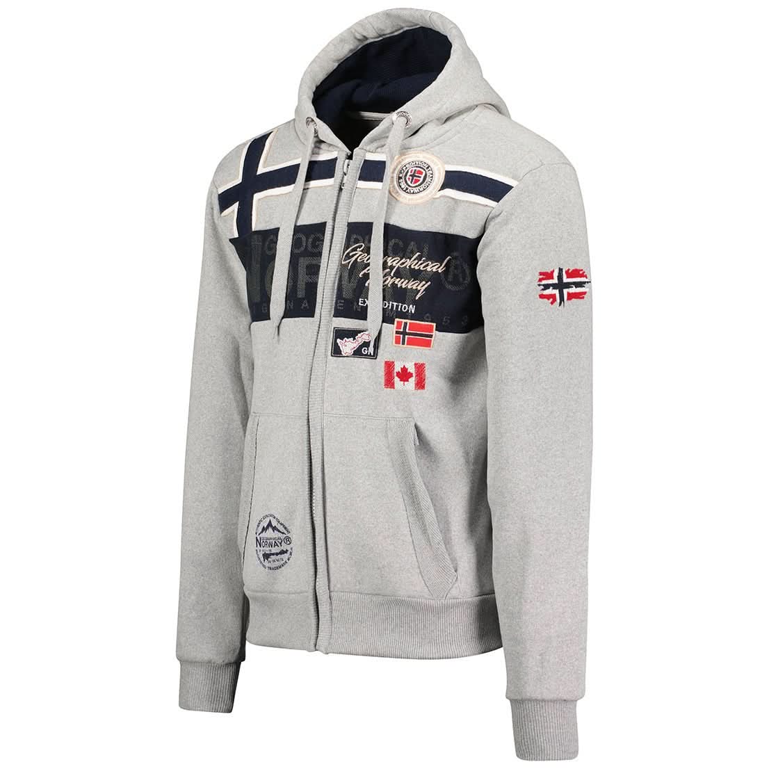 Geographical Norway Garadock Homme - Sweat - Geographical Norway GARADOCK_MEN_GRIS_CLAIR_S_SDB-GARADOCK_MEN_BLANC_S_SDB-GARADOCK_MEN_GRIS_CLAIR_M_SDB-GARADOCK_MEN_BLANC_M_SDB-GARADOCK_MEN_GRIS_CLAIR_L_SDB-GARADOCK_MEN_BLANC_L_SDB-GARADOCK_MEN_GRIS_CLAIR_XL_SDB-GARADOCK_MEN_BLANC_XL_SDB-GARADOCK_MEN_GRIS_CLAIR_XXL_SDB-GARADOCK_MEN_BLANC_XXL_SDB