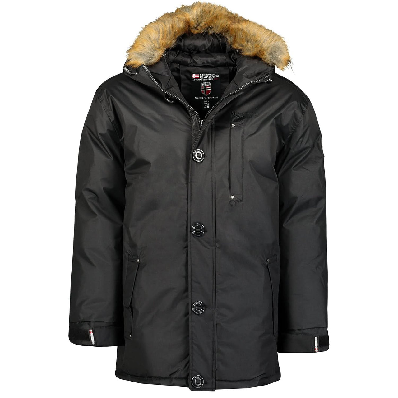 Geographical Norway Agada Homme - Parka - Geographical Norway AGADA_MEN_NOIR_XL_SDB