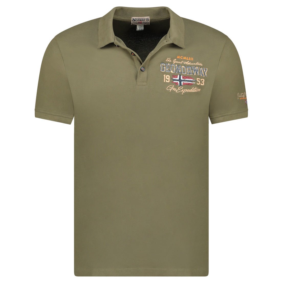 Geographical Norway KAPUCCINO Homme - Polo Manches Courtes - Geographical Norway KAPUCCINO_MEN_KAKI_S_SDB-KAPUCCINO_MEN_BLANC_S_SDB-KAPUCCINO_MEN_KAKI_M_SDB-KAPUCCINO_MEN_BLANC_M_SDB-KAPUCCINO_MEN_KAKI_L_SDB-KAPUCCINO_MEN_BLANC_L_SDB-KAPUCCINO_MEN_KAKI_XL_SDB-KAPUCCINO_MEN_BLANC_XL_SDB-KAPUCCINO_MEN_KAKI_XXL_SDB-KAPUCCINO_MEN_BLANC_XXL_SDB