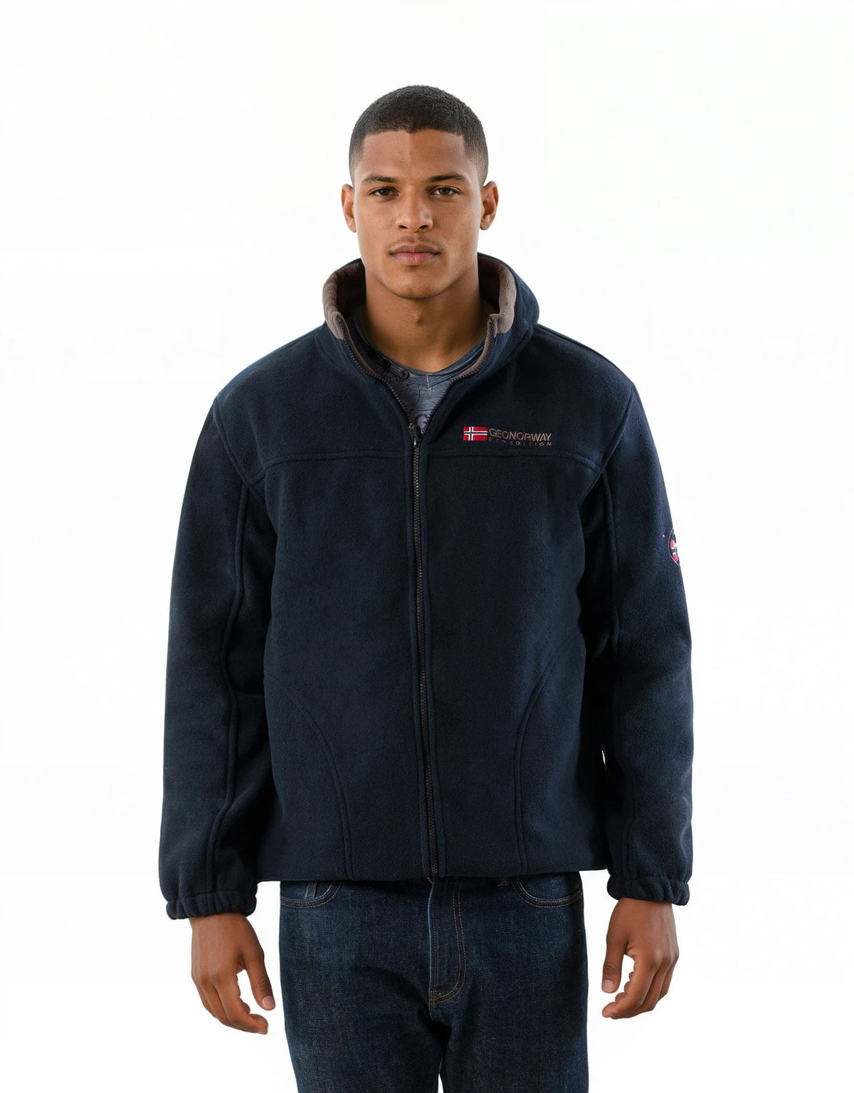 Veste Polaire Rohan Microgrid Stowaway Bleu Taille XXL - Occasion, Légèrement Portée