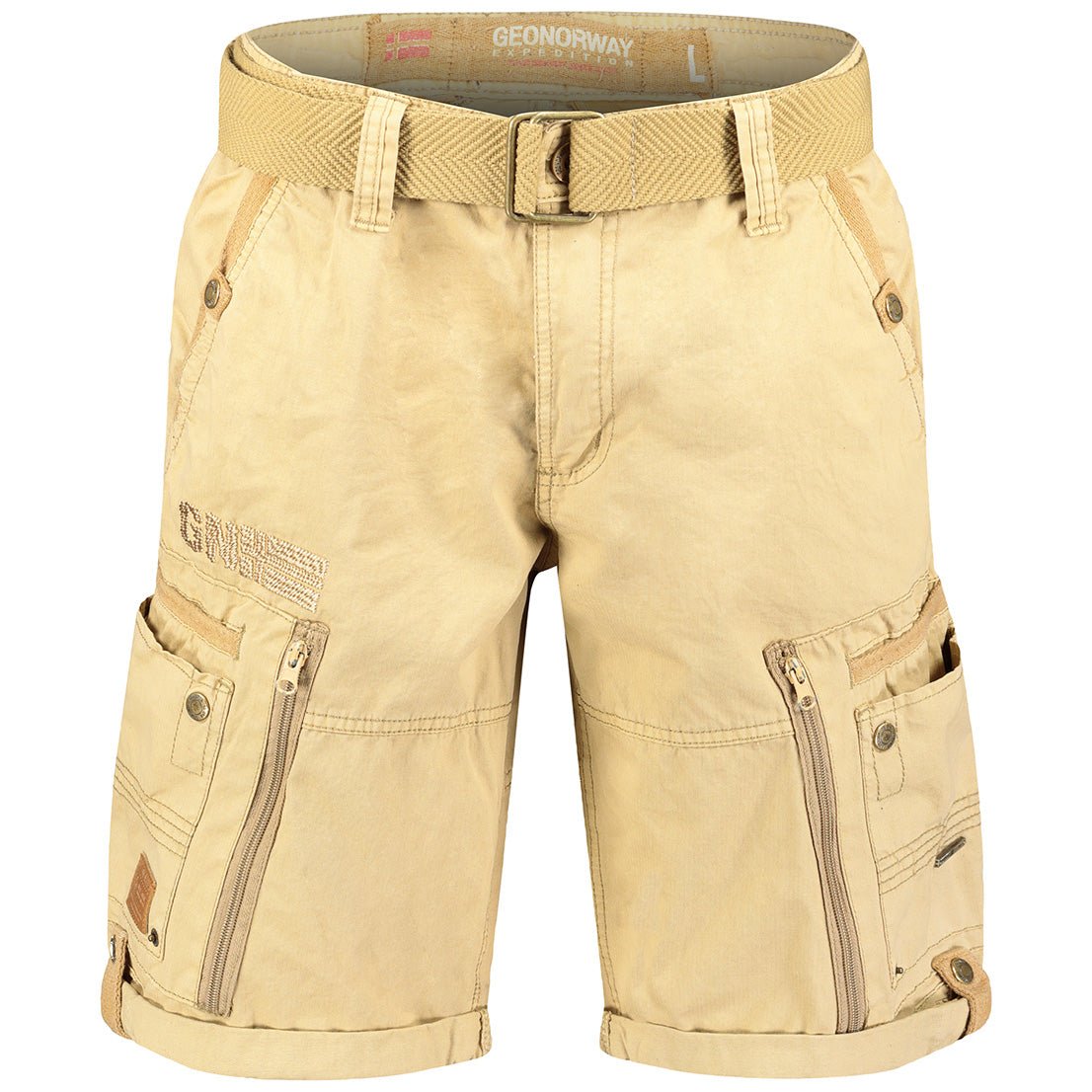 Geographical Norway Passpartout Homme - Comfortable Bermuda Shorts - Geographical Norway PASSPARTOUT_MEN_BEIGE_MEO_SDB-PASSPARTOUT_MEN_BEIGE_L_EO_SDB-PASSPARTOUT_MEN_BEIGE_XL_EO_SDB-PASSPARTOUT_MEN_BEIGE_XXL_EO_SDB-PASSPARTOUT_MEN_BEIGE_3XL_EO_SDB