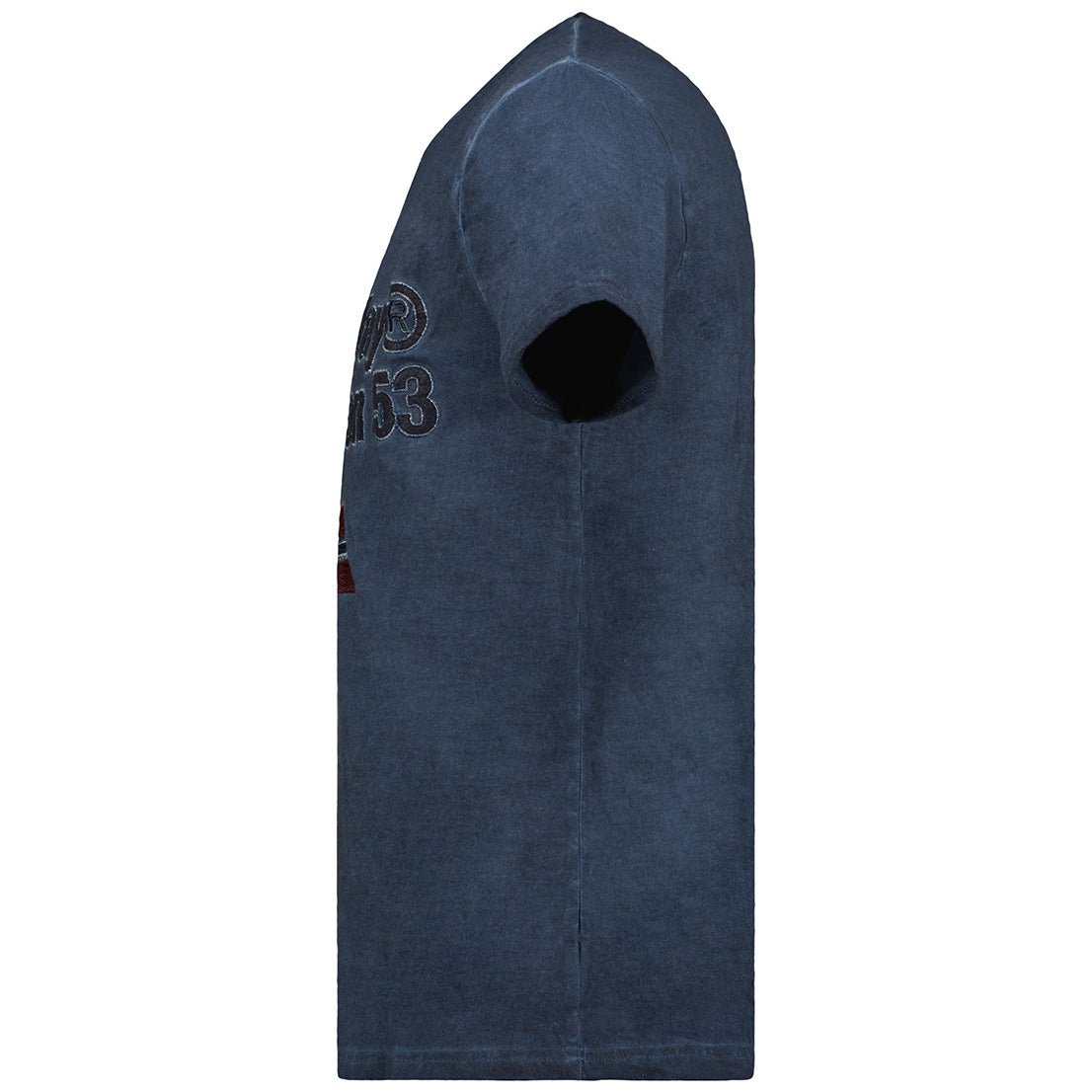 Tshirt Homme Geographical Norway Javiation Bleu Bleu - Prêt-à