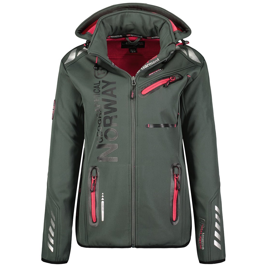 Veste Softshell Mountain Warehouse Grise Taille UK 14 Femme - Fermeture éclair Intégrale, Occasion Très Bon état