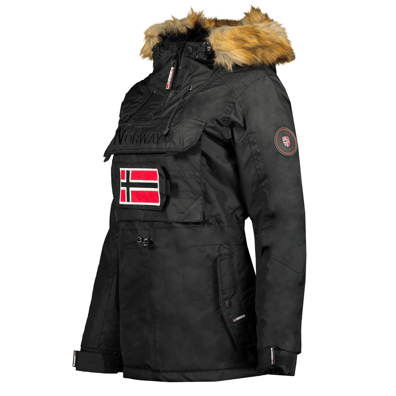 Geographical Norway Bulle Femme - Parka Passe-Tête à Capuche Fixe - Geographical Norway BULLE_LADY_ROSE_FLASH_S_SDB-BULLE_LADY_MARINE_S_SDB-BULLE_LADY_GRIS_CLAIR_S_SDB-BULLE_LADY_NOIR_S_SDB-BULLE_LADY_ROUGE_S_SDB-BULLE_LADY_ROSE_FLASH_M_SDB-BULLE_LADY_MARINE_M_SDB-BULLE_LADY_GRIS_CLAIR_M_SDB-BULLE_LADY_NOIR_M_SDB-BULLE_LADY_ROUGE_M_SDB