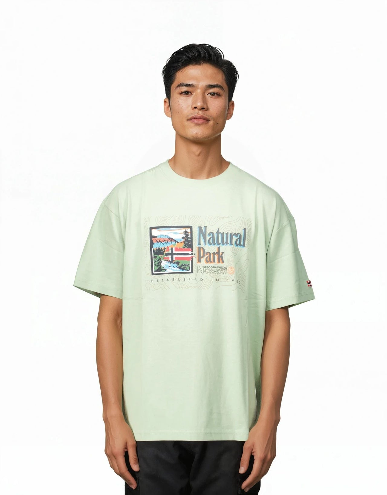 Geographical Norway Jpark Homme - T-shirt imprimé avec drapeaux - Geographical Norway JPARK_MEN_AMANDE_S_SDB-JPARK_MEN_NOIR_S_SDB-JPARK_MEN_BLANC_CASSE_S_SDB-JPARK_MEN_AMANDE_M_SDB-JPARK_MEN_BLANC_CASSE_M_SDB-JPARK_MEN_NOIR_M_SDB-JPARK_MEN_AMANDE_L_SDB-JPARK_MEN_BLANC_CASSE_L_SDB-JPARK_MEN_NOIR_L_SDB-JPARK_MEN_BLANC_CASSE_XL_SDB