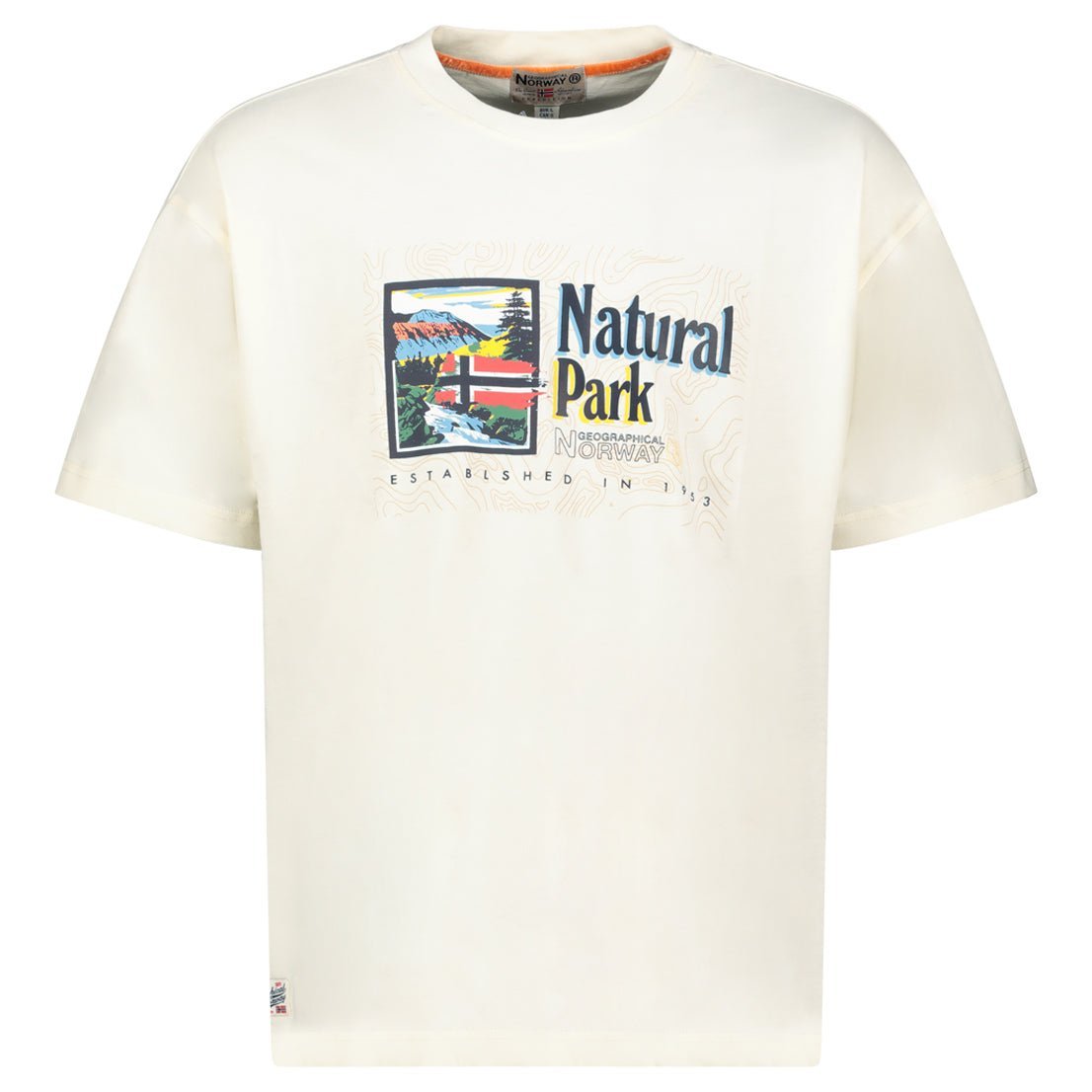 Geographical Norway Jpark Homme - T-shirt imprimé avec drapeaux - Geographical Norway JPARK_MEN_AMANDE_S_SDB-JPARK_MEN_NOIR_S_SDB-JPARK_MEN_BLANC_CASSE_S_SDB-JPARK_MEN_AMANDE_M_SDB-JPARK_MEN_BLANC_CASSE_M_SDB-JPARK_MEN_NOIR_M_SDB-JPARK_MEN_AMANDE_L_SDB-JPARK_MEN_BLANC_CASSE_L_SDB-JPARK_MEN_NOIR_L_SDB-JPARK_MEN_BLANC_CASSE_XL_SDB