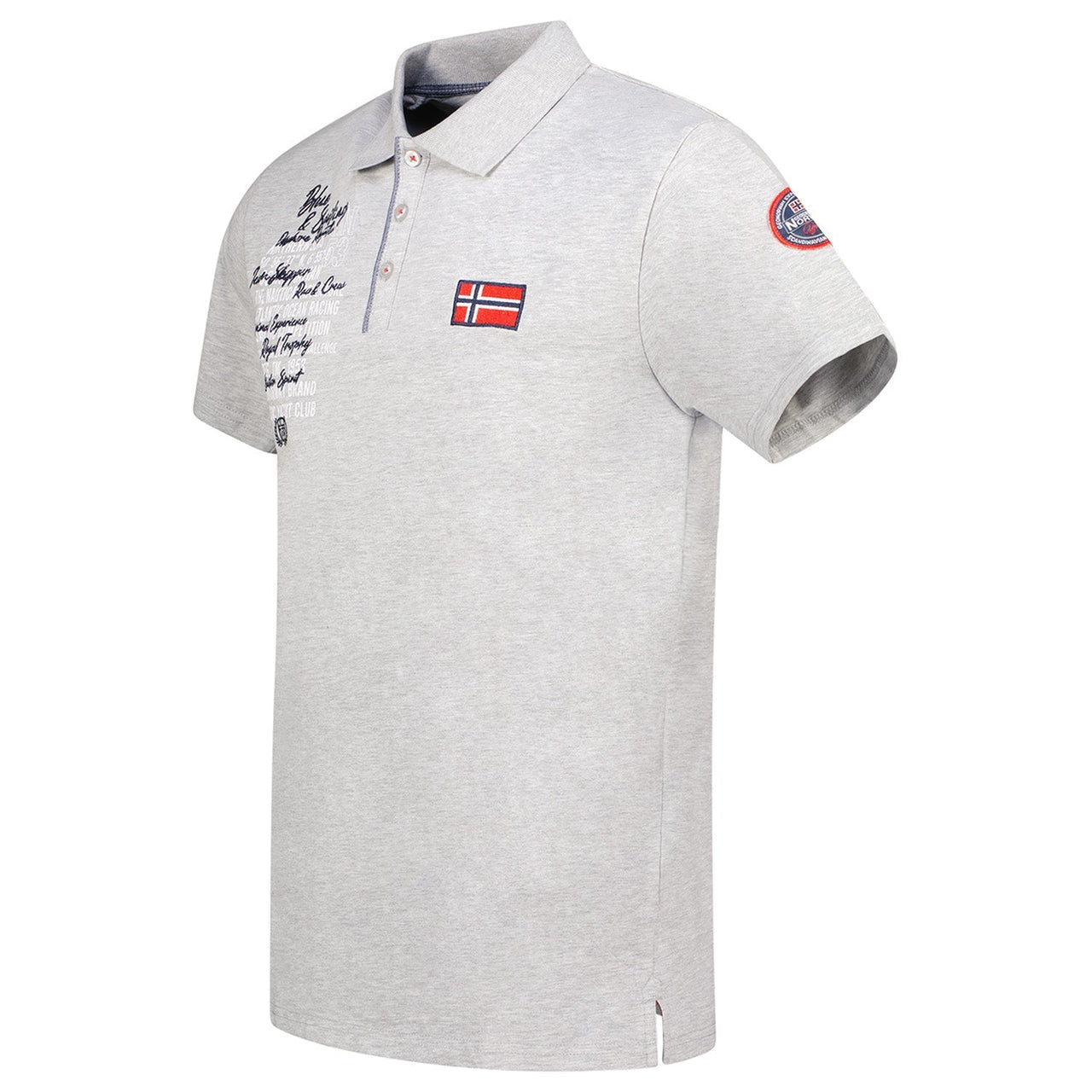 Geographical Norway KANCRE Homme - Polo Manches Courtes, Drapeau et Badge - Geographical Norway KANCRE_MEN_GRIS_CLAIR_S_SDB-KANCRE_MEN_GRIS_CLAIR_M_SDB-KANCRE_MEN_GRIS_CLAIR_L_SDB-KANCRE_MEN_GRIS_CLAIR_XL_SDB-KANCRE_MEN_GRIS_CLAIR_XXL_SDB-KANCRE_MEN_MARINE_M_SDB-KANCRE_MEN_MARINE_L_SDB-KANCRE_MEN_MARINE_XL_SDB-KANCRE_MEN_MARINE_XXL_SDB-KANCRE_MEN_MARINE_3XL_SDB