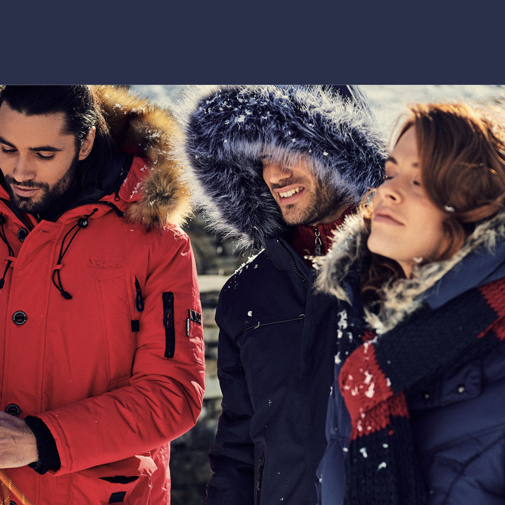 Geographical Norway Parka Mujer Abeille - Cálida chaqueta con capucha