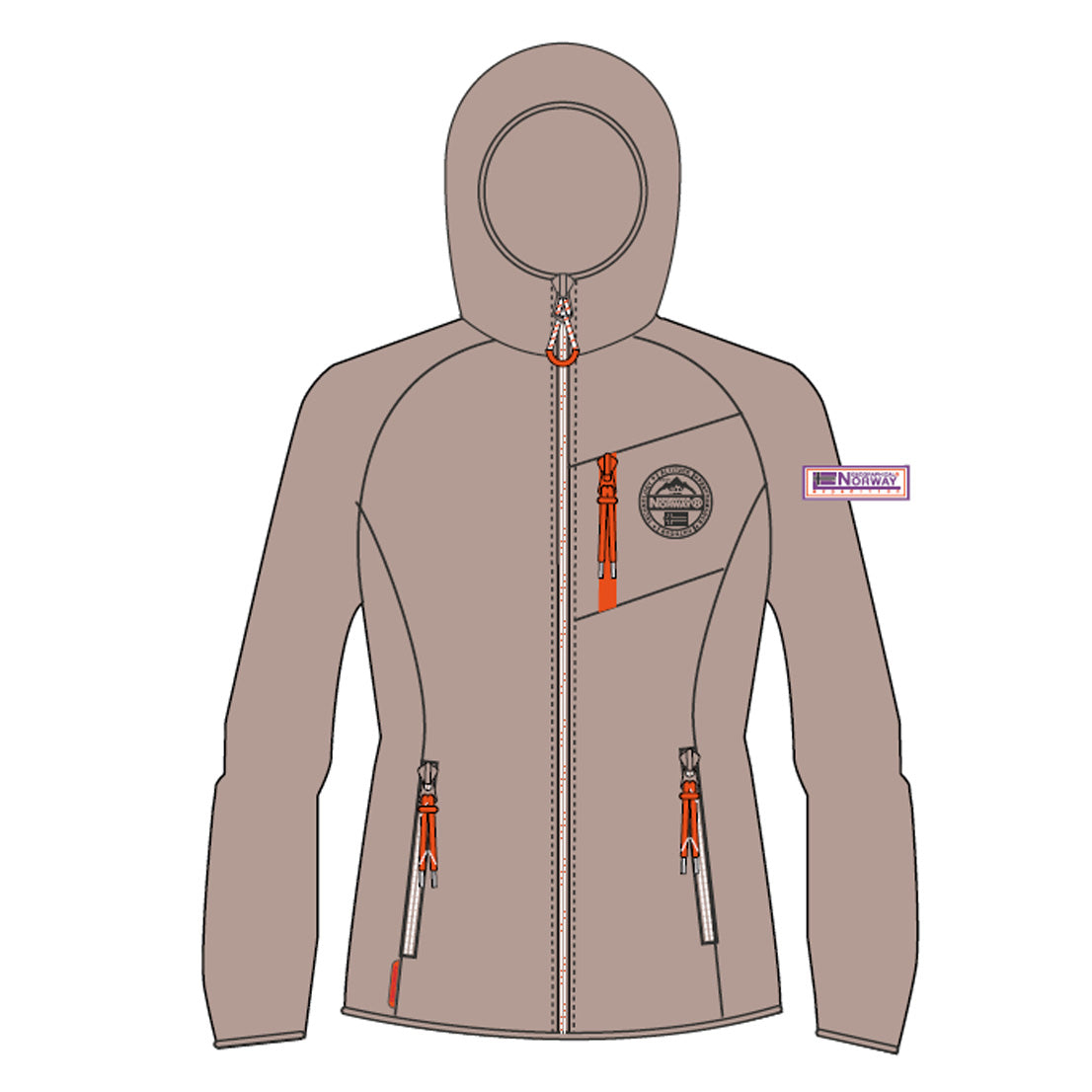 Ski Wear Geographical Norway Pull Femme Geographical Norway Veste