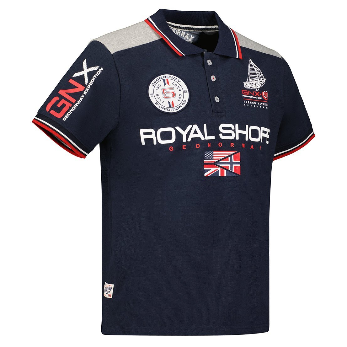 Geographical Norway Kamacho Homme - Polo à manches courtes - Geographical Norway KAMACHO_MEN_BLEU_S_SDB-KAMACHO_MEN_BLANC_M_SDB-KAMACHO_MEN_BLEU_M_SDB-KAMACHO_MEN_BLANC_L_SDB-KAMACHO_MEN_BLANC_XL_SDB-KAMACHO_MEN_BLEU_L_SDB-KAMACHO_MEN_BLEU_XL_SDB-KAMACHO_MEN_BLEU_XXL_SDB-KAMACHO_MEN_CORAIL_M_SDB-KAMACHO_MEN_CORAIL_L_SDB