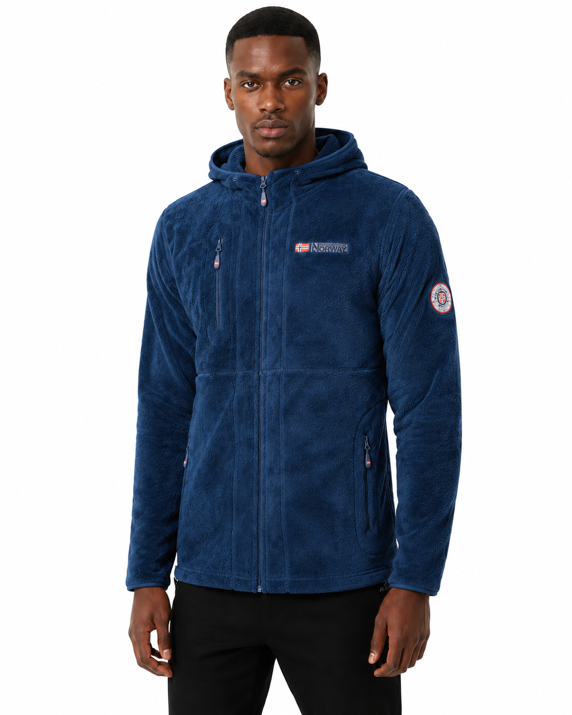 Geographical Norway UPLOAD Hood Homme - Polaire zippée-thumbmail-11