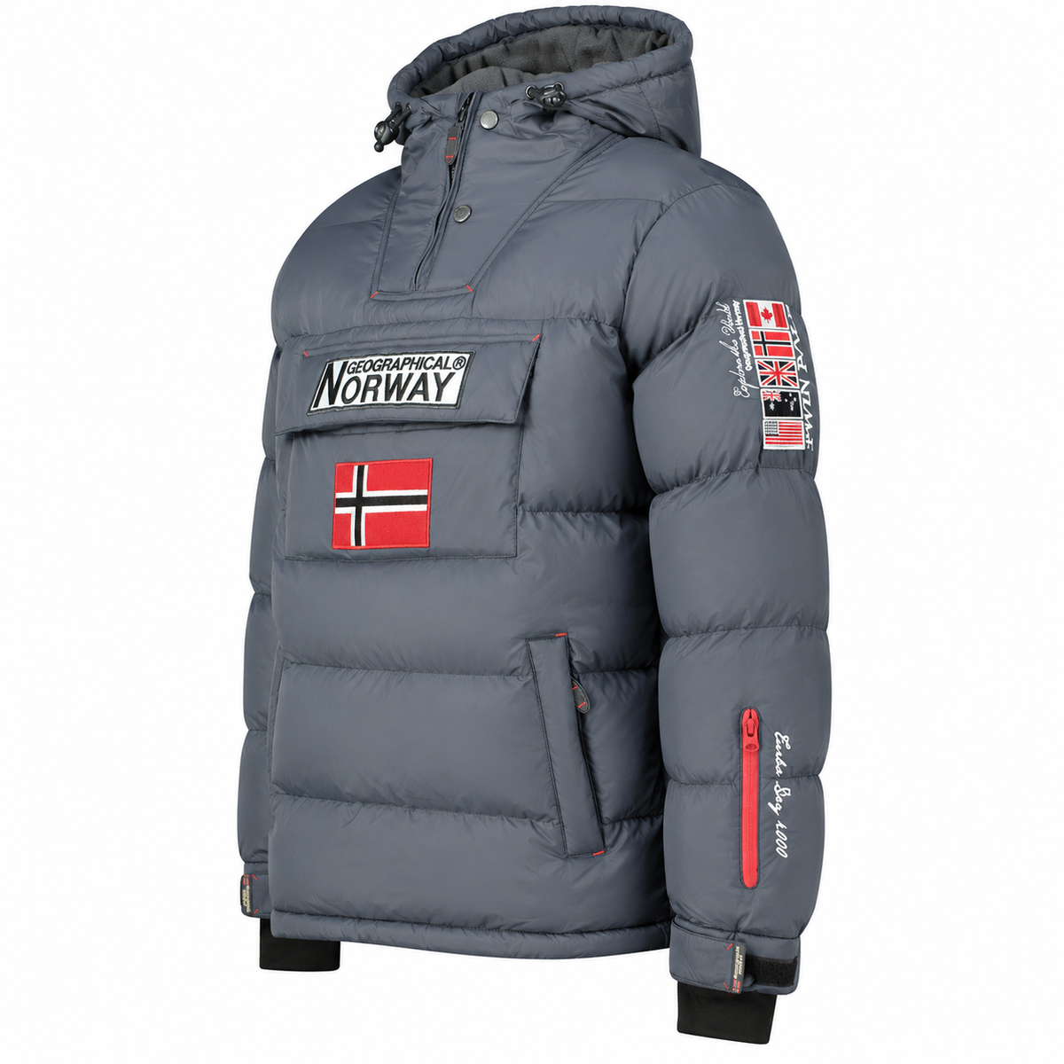 Geographical Norway BLOKUS Homme - Parka Gris Fonce