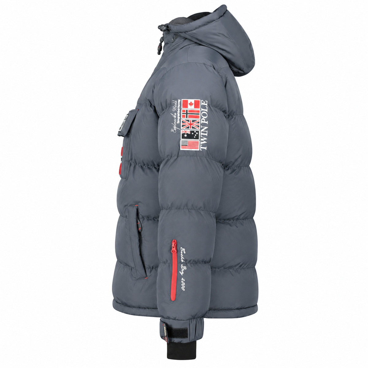 Geographical Norway BLOKUS Homme - Parka Gris Fonce