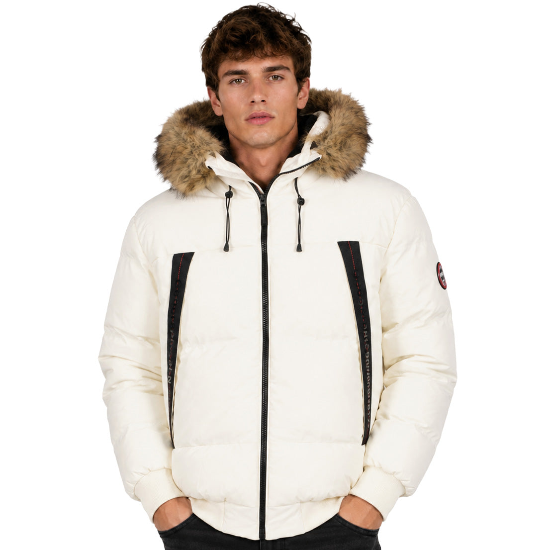 Geographical Norway CAMELEON Homme - Parka Creme