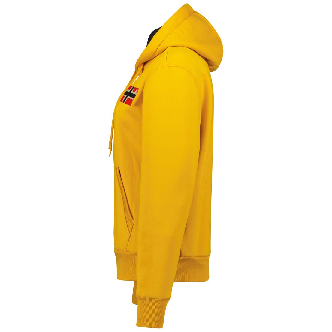 Geographical Norway Genifer Femme - Sweat Jaune Moutarde - Geographical Norway - L Jaune Moutarde