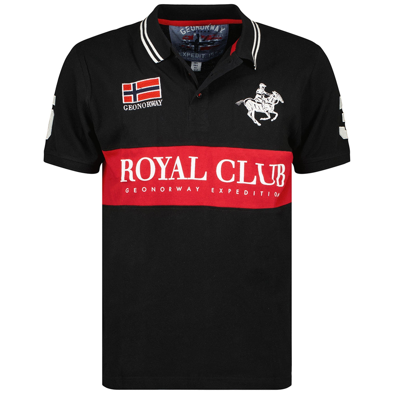 Geographical Norway Kahorse Homme - Kurzärmeliges Polo-Shirt - Geographical Norway KAHORSE_MEN_NOIR_S_SDB-KAHORSE_MEN_ROUGE_S_SDB-KAHORSE_MEN_BLANC_S_SDB-.KAHORSE_MEN_SCHWARZ_M_SDB-KAHORSE_MEN_ROT_M_SDB-KAHORSE_MEN_WEISS_M_SDB-KAHORSE_MEN_SCHWARZ_L_SDB-KAHORSE_MEN_ROUGE_L_SDB-KAHORSE_MEN_BLANC_L_SDB-KAHORSE_MEN_SCHWARZ_XL_SDB