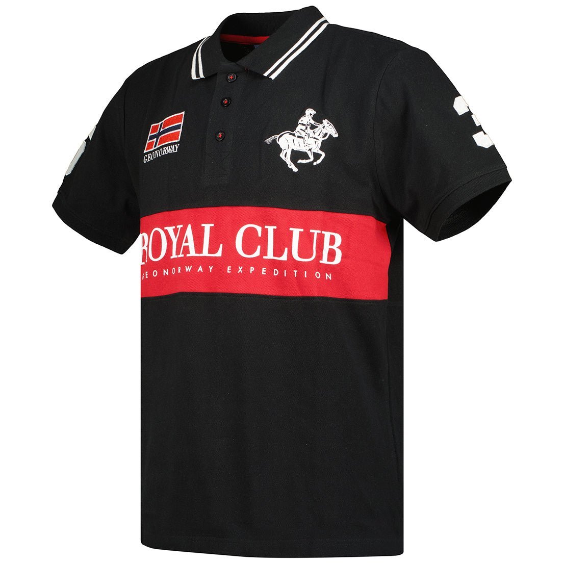 Geographical Norway Kahorse Homme - Kurzärmeliges Polo-Shirt - Geographical Norway KAHORSE_MEN_NOIR_S_SDB-KAHORSE_MEN_ROUGE_S_SDB-KAHORSE_MEN_BLANC_S_SDB-.KAHORSE_MEN_SCHWARZ_M_SDB-KAHORSE_MEN_ROT_M_SDB-KAHORSE_MEN_WEISS_M_SDB-KAHORSE_MEN_SCHWARZ_L_SDB-KAHORSE_MEN_ROUGE_L_SDB-KAHORSE_MEN_BLANC_L_SDB-KAHORSE_MEN_SCHWARZ_XL_SDB