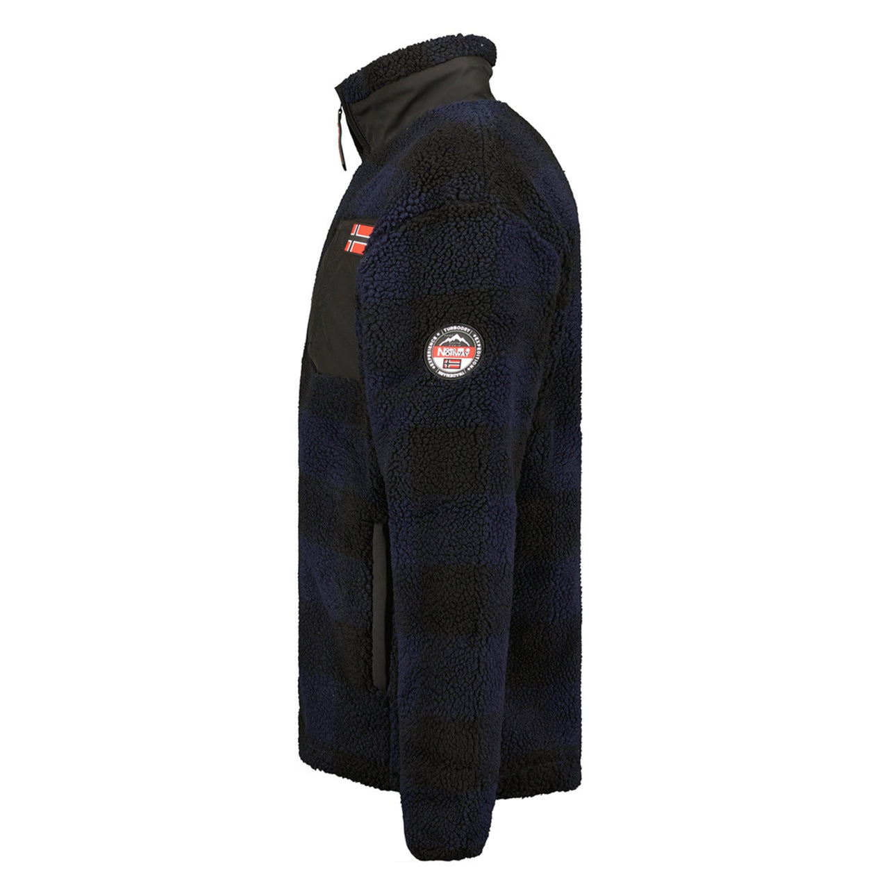 Geographical Norway Tripoli Homme - Polaire à carreaux Marine - Geographical Norway - S Marine