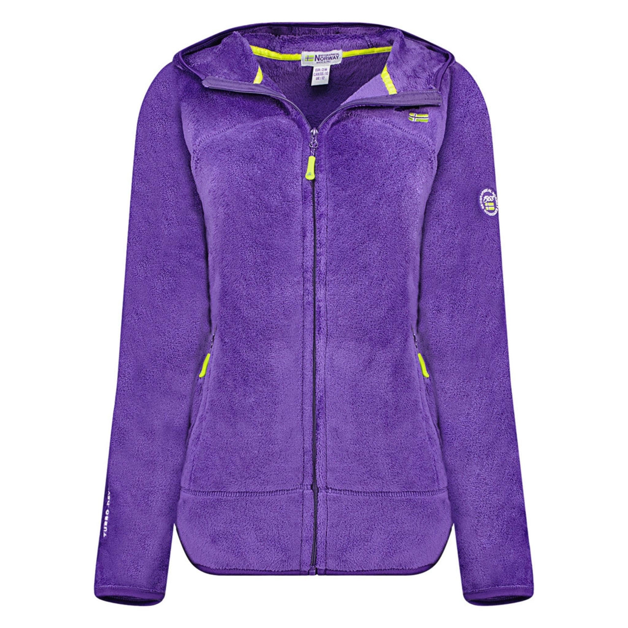 Geographical Norway Upalood Femme - Polaire zippée - Geographical Norway - S Violet