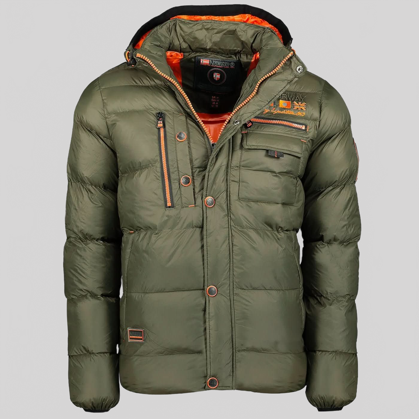 Geographical Norway Geographical Norway Citernier Homme - Chaqueta acolchada Fantasía acolchada Caqui - Geographical Norway - S Caqui