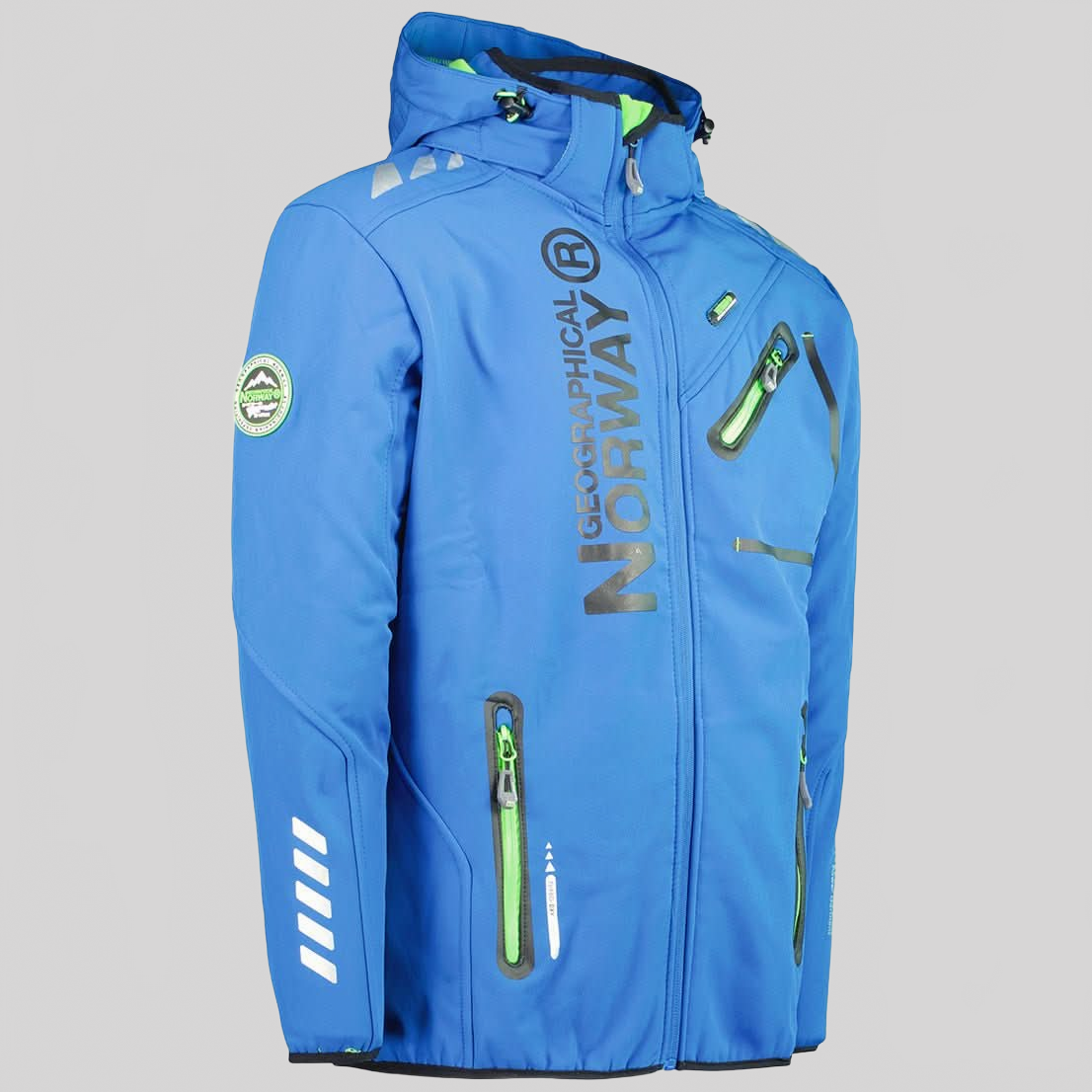 Geographical Norway Geographical Norway Royaute Homme - Softshell Azul Real Verde - Geographical Norway - S Azul Real Verde