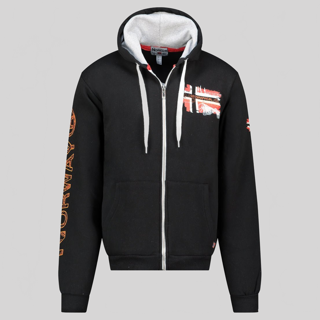 Geographical Geographical Norway GYSUIS Hombre - Sudadera con capucha con estampados y bandera - Geographical Norway GYSUIS_MEN_NOIR_S_S_SDB-GYSUIS_MEN_BLANC_S_SDB-GYSUIS_MEN_MARINE_S_SDB-GYSUIS_MEN_WHITE_M_SDB-GYSUIS_MEN_MARINE_M_SDB-GYSUIS_MEN_BLACK_M_SDB-GYSUIS_MEN_MARINE_L_SDB-GYSUIS_MEN_WHITE_L_SDB-GYSUIS_MEN_BLACK_L_SDB-GYSUIS_MEN_MARINE_XL_SDB