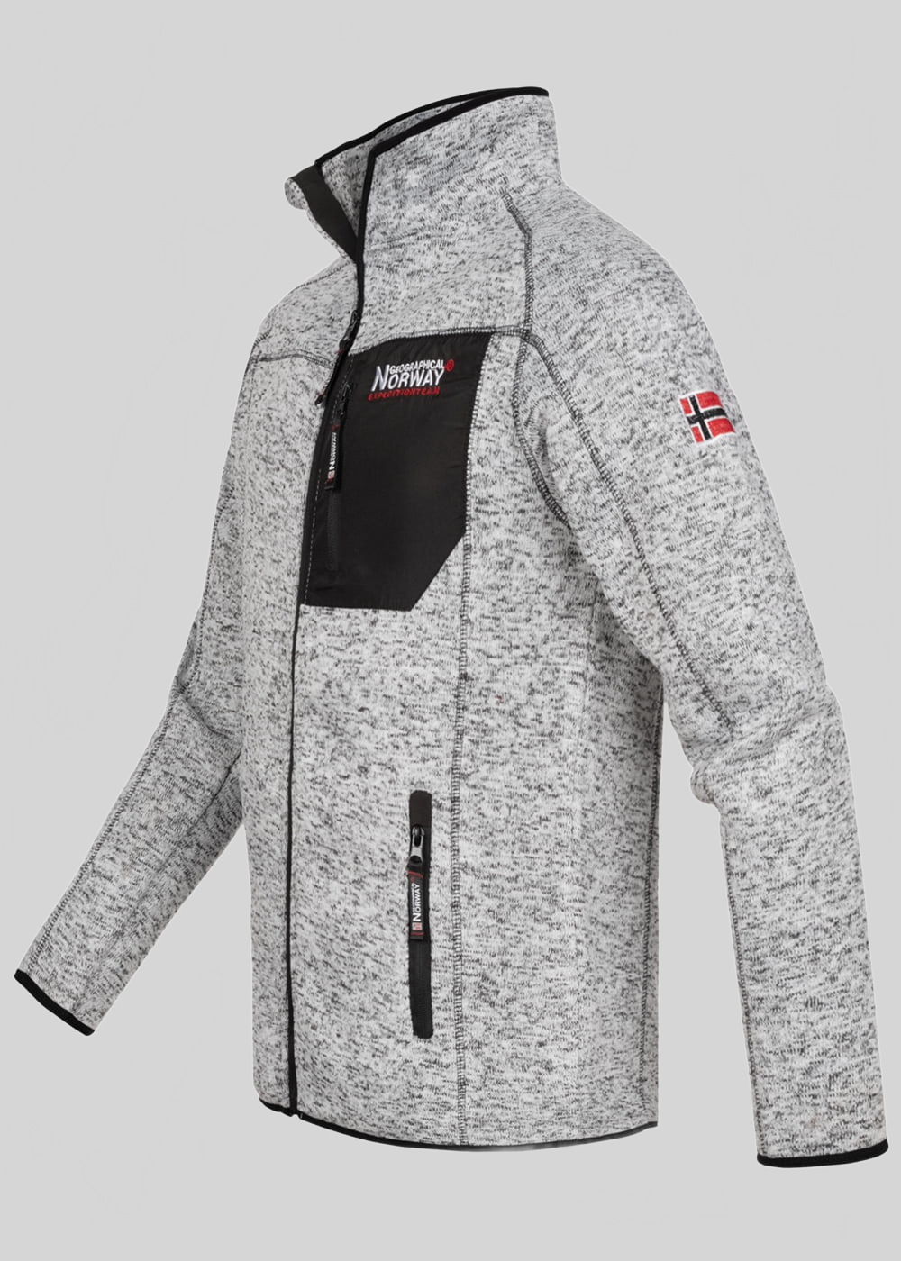 Geographical Norway Title Mann - Fleece Mann - Geographical Norway TITLE_MEN_BLANC_L_SDB-TITLE_MEN_BLANC_M_SDB-TITLE_MEN_BLANC_XL_SDB-TITLE_MEN_BLANC_XXL_SDB