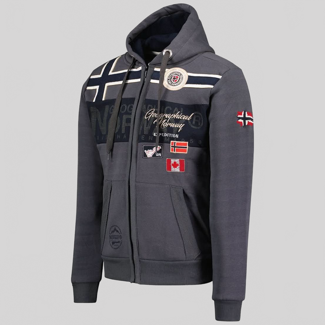 Geographical Norway Garadock Homme - Sweat - Geographical Norway GARADOCK_MEN_GRIS_CLAIR_SDB-GARADOCK_MEN_BLANC_SDB-GARADOCK_MEN_GRIS_CLAIR_MDB-GARADOCK_MEN_BLANC_M_SDB-GARADOCK_MEN_GRIS_CLAIR_L_SDB-GARADOCK_MEN_BLANC_L_SDB-GARADOCK_MEN_GRIS_CLAIR_XL_SDB-GARADOCK_MEN_BLANC_XL_SDB-GARADOCK_MEN_GRIS_CLAIR_XXL_SDB-GARADOCK_MEN_BLANC_XXL_SDB