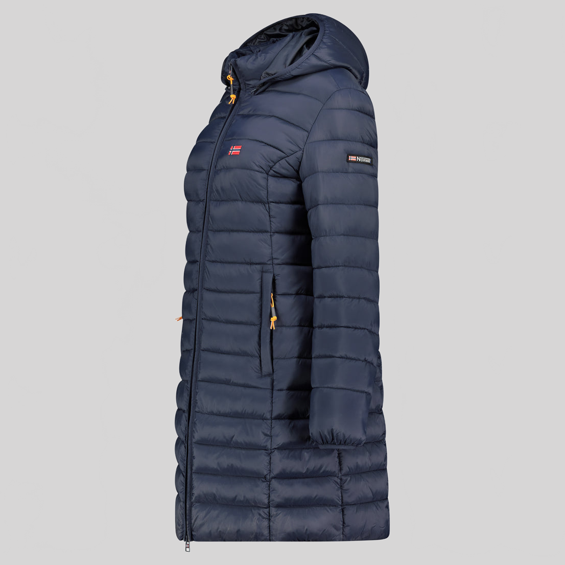  Geographical Norway ATIKOLOR LONG HOOD Mujer - Chaqueta Azul Marino