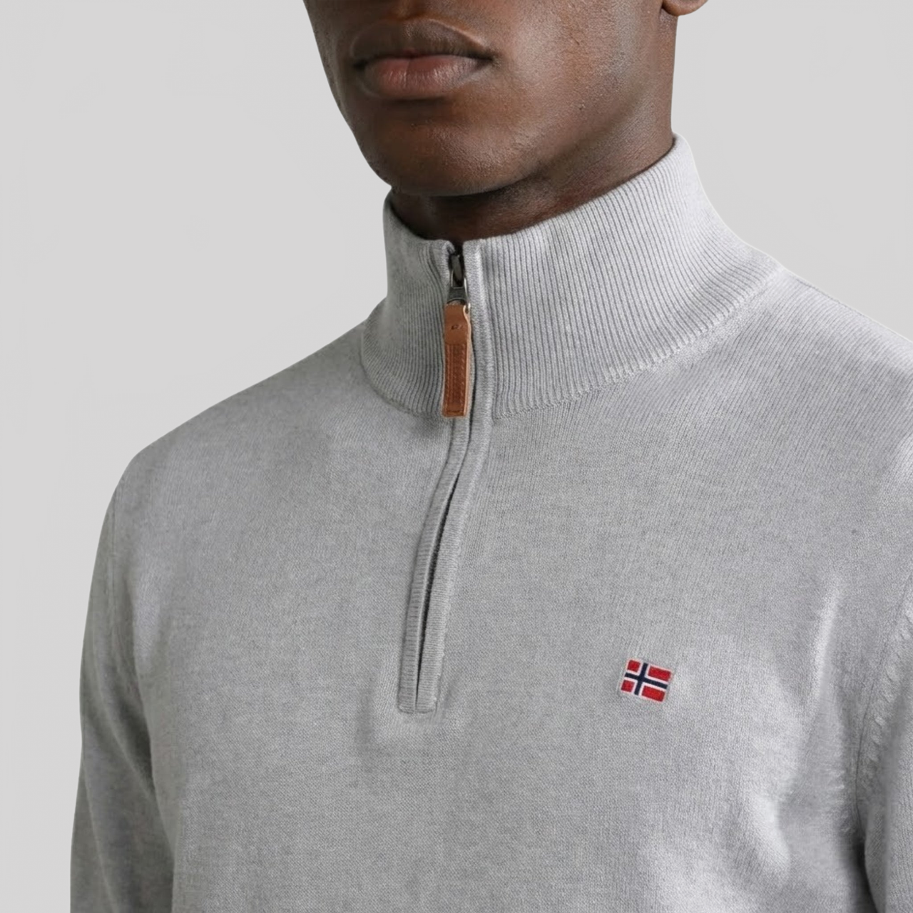  Geographical Norway FREGATE HZ Uomo - Maglia grigio chiaro