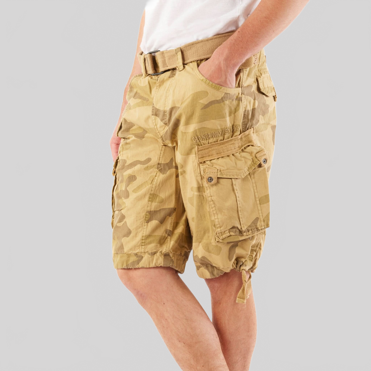 Geographical Norway Geographical Norway Panoramique Homme - Bermudas Camo Navy - Geographical Norway - S Camo Navy