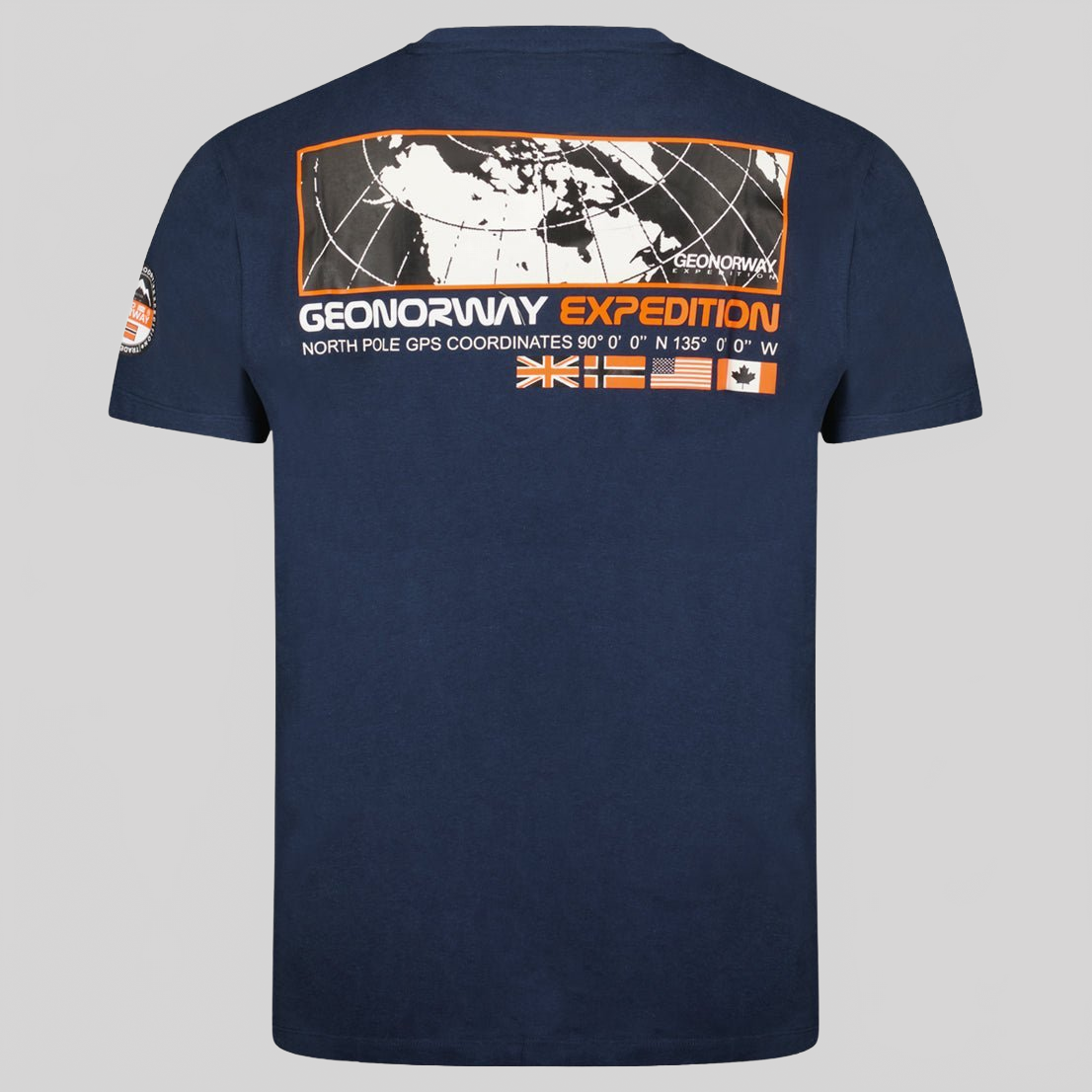 Geographical Norway JHOLME - T-Shirt Homme Manches Courtes avec Drapeau - Geographical Norway JHOLME_MEN_BLEU_CIEL_S_SDB-JHOLME_MEN_BLANC_S_SDB-JHOLME_MEN_BLEU_CIEL_M_SDB-JHOLME_MEN_BLANC_M_SDB-JHOLME_MEN_BLEU_CIEL_L_SDB-JHOLME_MEN_BLANC_L_SDB-JHOLME_MEN_BLEU_CIEL_XL_SDB-JHOLME_MEN_BLANC_XL_SDB-JHOLME_MEN_BLEU_CIEL_XXL_SDB-JHOLME_MEN_BLANC_XXL_SDB